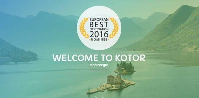 Glasajte za Kotor kao Najbolju evropsku destinaciju u 2016. Glasajte za Kotor kao Najbolju evropsku destinaciju u 2016.
