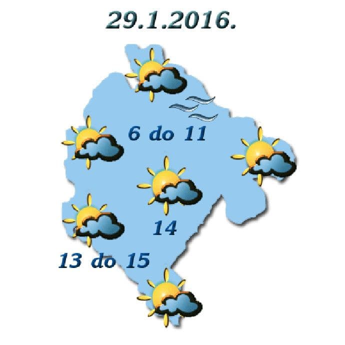 U petak promjenljivo, do 15 stepeni U petak promjenljivo, do 15 stepeni