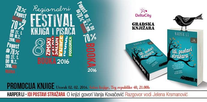 8. BOOKA: O Andriji Raduloviću i Harper Li u Gradskoj knjižari 8. BOOKA: O Andriji Raduloviću i Harper Li u Gradskoj knjižari