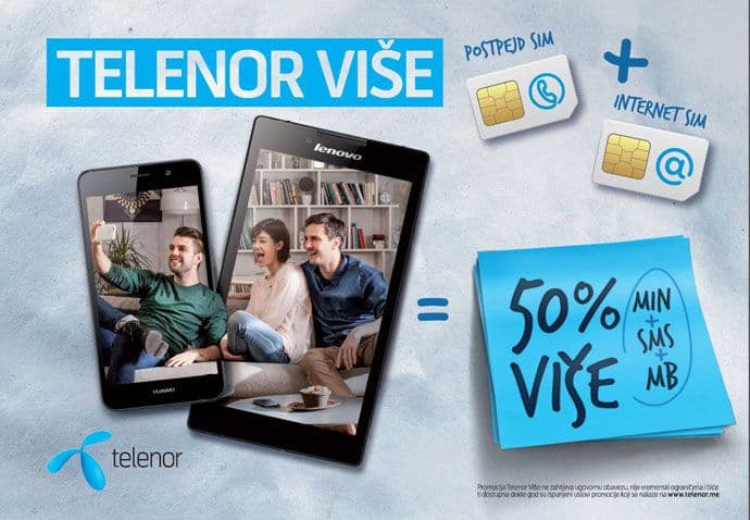 Telenor: Dodatni minuti, poruke i internet za postpejd korisnike Telenor: Dodatni minuti, poruke i internet za postpejd korisnike