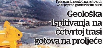 FEBRUARSKI POGLED NA AUTO-PUT: Zatišje pred građevinsku buru FEBRUARSKI POGLED NA AUTO-PUT: Zatišje pred građevinsku buru