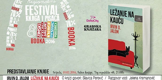 8. BOOKA: Promocija romana "Ležanje na kauču" posljednji program salona 8. BOOKA: Promocija romana "Ležanje na kauču" posljednji program salona