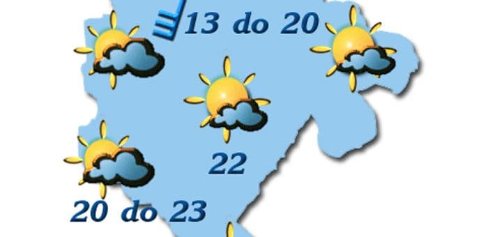 Sjutra toplo, do 23 stepena Sjutra toplo, do 23 stepena