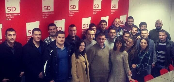 Omladina SD Bar: Najjača snaga barskih Socijaldemokrata Omladina SD Bar: Najjača snaga barskih Socijaldemokrata