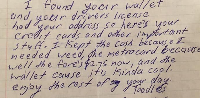 Pronašao novčanik, zadržao novac i poslao iskrenu poruku vlasniku Pronašao novčanik, zadržao novac i poslao iskrenu poruku vlasniku