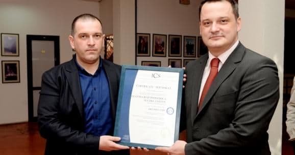 Služba zaštite dobila ISO certifikat Služba zaštite dobila ISO certifikat