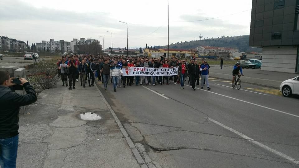 Protest navijača „Zabjela": Neće dozvoliti gašenje kluba Protest navijača „Zabjela": Neće dozvoliti gašenje kluba
