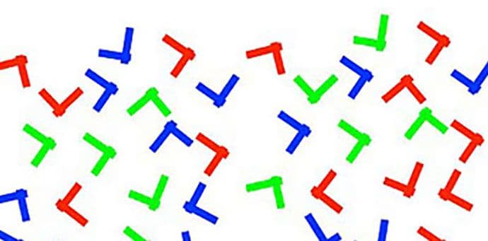 Pokušajte da pronađete slovo "T" (nije crvene boje) Pokušajte da pronađete slovo "T" (nije crvene boje)