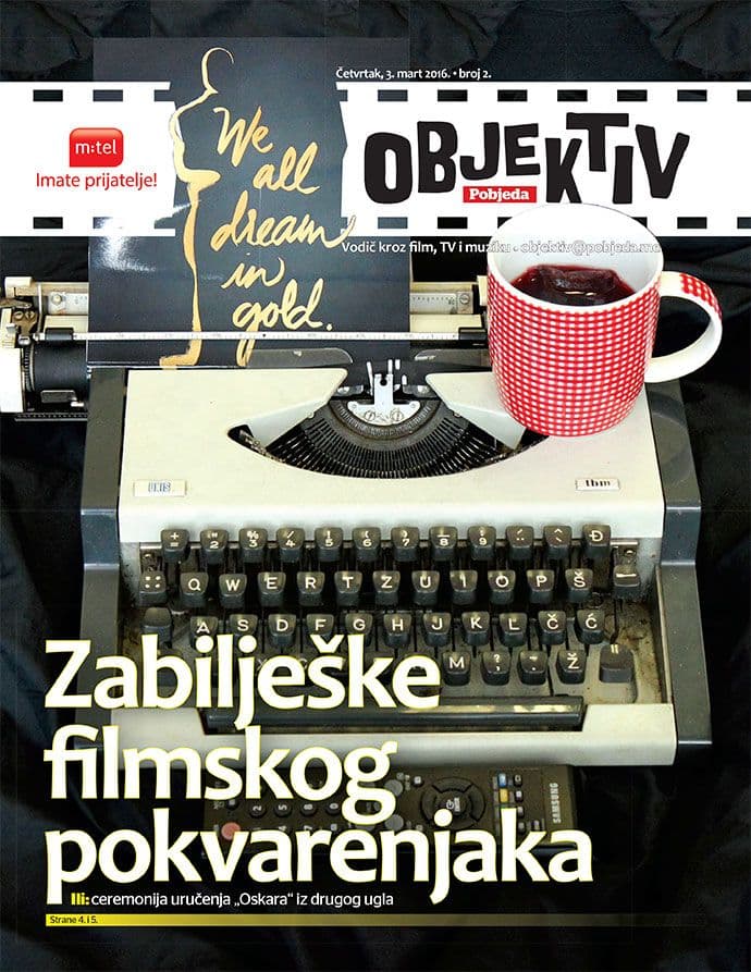 Danas u Pobjedi - "Objektiv", vodič kroz film, TV i muziku Danas u Pobjedi - "Objektiv", vodič kroz film, TV i muziku