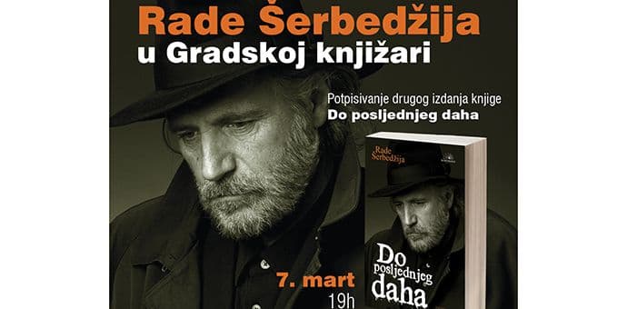 Rade Šerbedžija potpisuje autobiografiju u Gradskoj knjižari Rade Šerbedžija potpisuje autobiografiju u Gradskoj knjižari