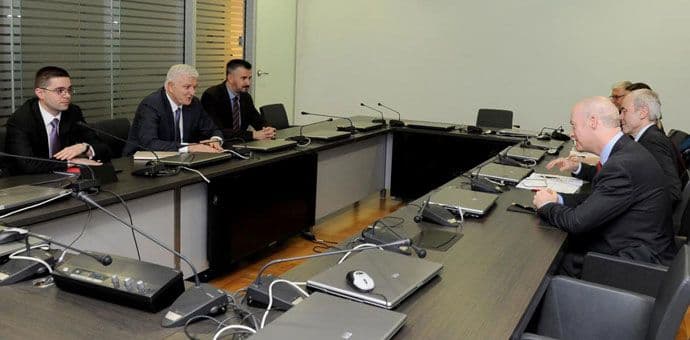 Marković sa Langeom i Ramboldom: Sporazum stabilizirajući faktor političkih prilika Marković sa Langeom i Ramboldom: Sporazum stabilizirajući faktor političkih prilika