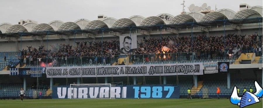 "Varvari" navijali u čast Miloša Pavićevića "Varvari" navijali u čast Miloša Pavićevića