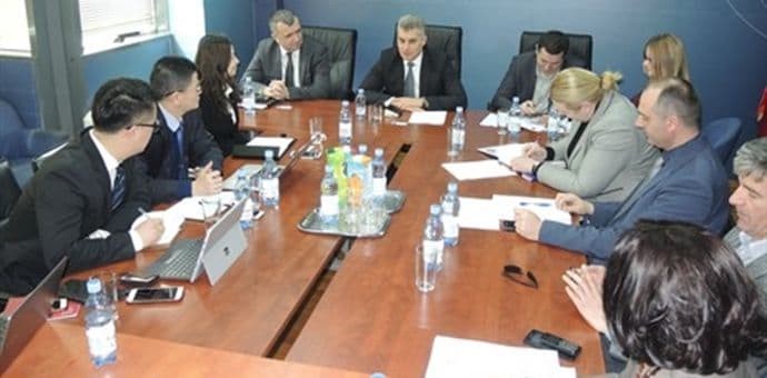 Brajović sa predstavnicima kineske "Poly grupe" Brajović sa predstavnicima kineske "Poly grupe"