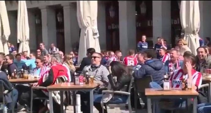 VIDEO: Navijači PSV-a ponižavali prosjake u Madridu! VIDEO: Navijači PSV-a ponižavali prosjake u Madridu!