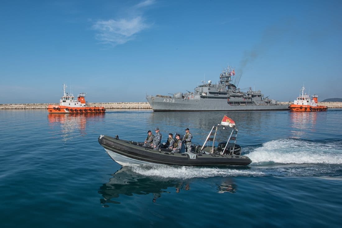 Bar: Uplovili brodovi stalne NATO Grupe za protivminska djejstva Bar: Uplovili brodovi stalne NATO Grupe za protivminska djejstva