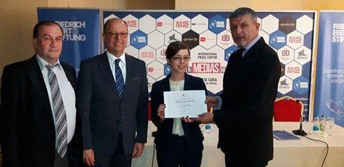 ALFA Centar dobitnik priznanja za doprinos miru i stabilnosti ALFA Centar dobitnik priznanja za doprinos miru i stabilnosti