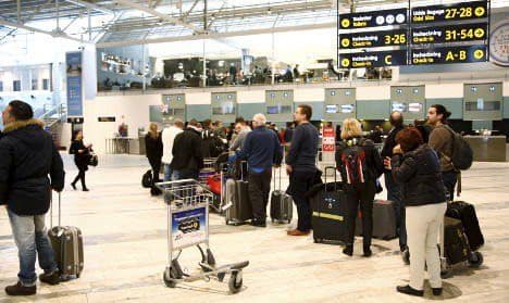 Evakuisan aerodrom u Geteborgu Evakuisan aerodrom u Geteborgu