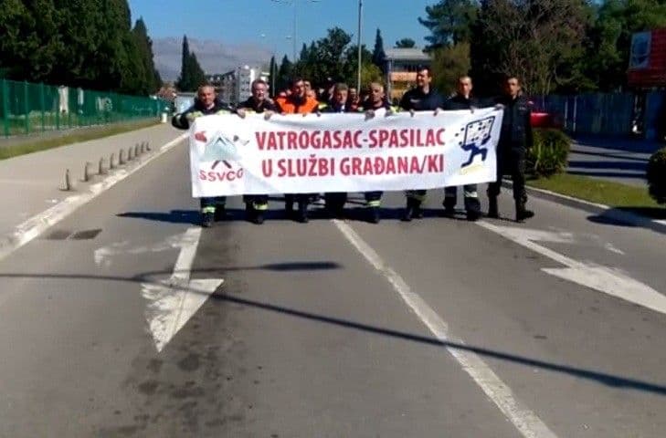 Vatrogasci traže bolji status Vatrogasci traže bolji status