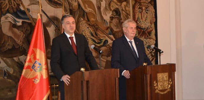 Vujanović - Zeman: Nastavljamo s kvalitetnom ekonomskom saradnjom Vujanović - Zeman: Nastavljamo s kvalitetnom ekonomskom saradnjom