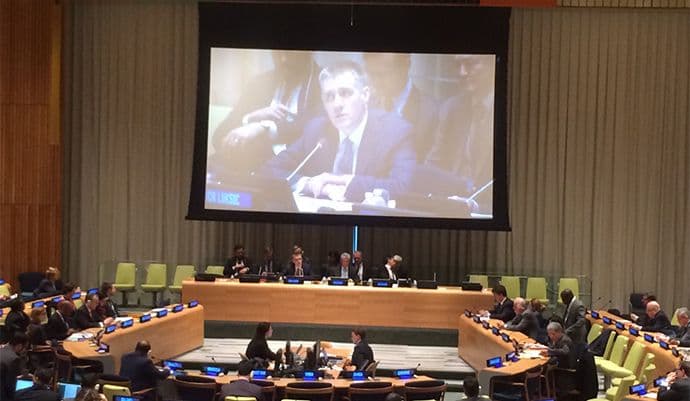 Istorijski trenutak: Lukšić predstavio program za Generalnog sekretara UN Istorijski trenutak: Lukšić predstavio program za Generalnog sekretara UN