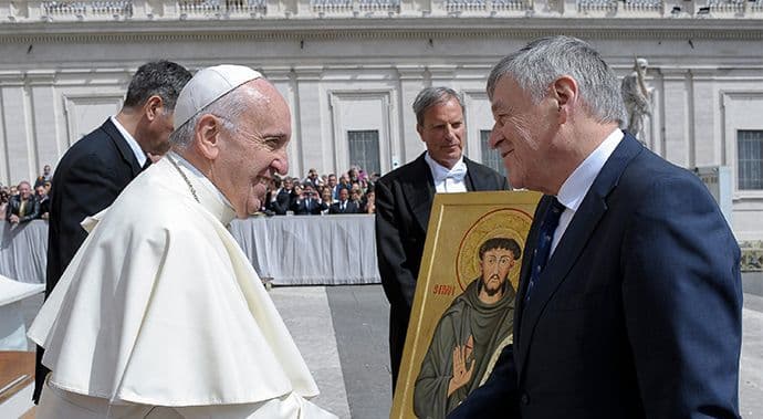 Princ Nikola sa papom Franjom: Tradicionalno prijateljske veze Princ Nikola sa papom Franjom: Tradicionalno prijateljske veze