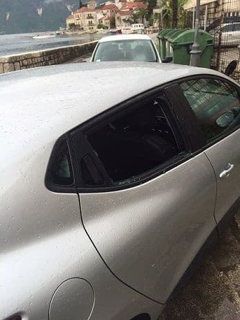 Opljačkan i oštećen automobil turista iz Dubrovnika Opljačkan i oštećen automobil turista iz Dubrovnika