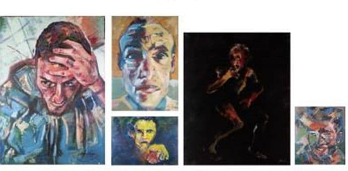 Slike Matana Vukčevića u kotorskoj galeriji Slike Matana Vukčevića u kotorskoj galeriji