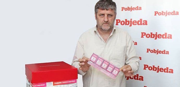 Nagradna igra Pobjede: Dobitnik Džihad Efović iz Podgorice Nagradna igra Pobjede: Dobitnik Džihad Efović iz Podgorice