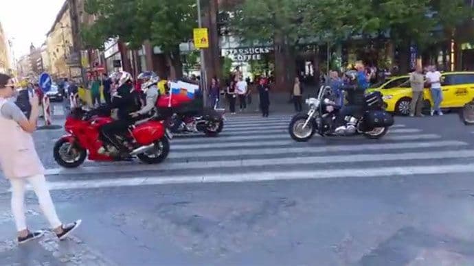 Česi se rugali Putinovim bajkerima Česi se rugali Putinovim bajkerima