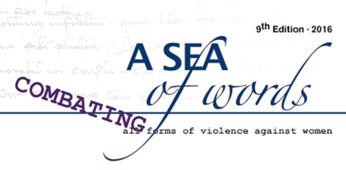 Borba protiv nasilja nad ženama tema IX konkursa "A Sea of Words" Borba protiv nasilja nad ženama tema IX konkursa "A Sea of Words"