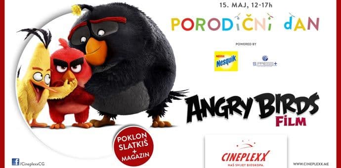 Angry Birds Porodični dan u Cineplexxu! Angry Birds Porodični dan u Cineplexxu!