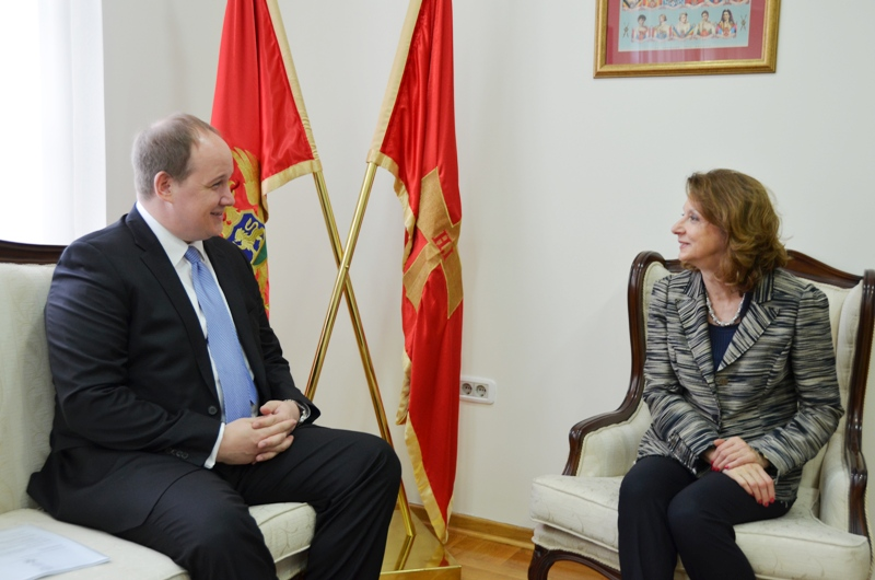 Pejanović Đurišić dočekala novoimenovanog ambasadora Estonije, Daniela Erika Šaera Pejanović Đurišić dočekala novoimenovanog ambasadora Estonije, Daniela Erika Šaera