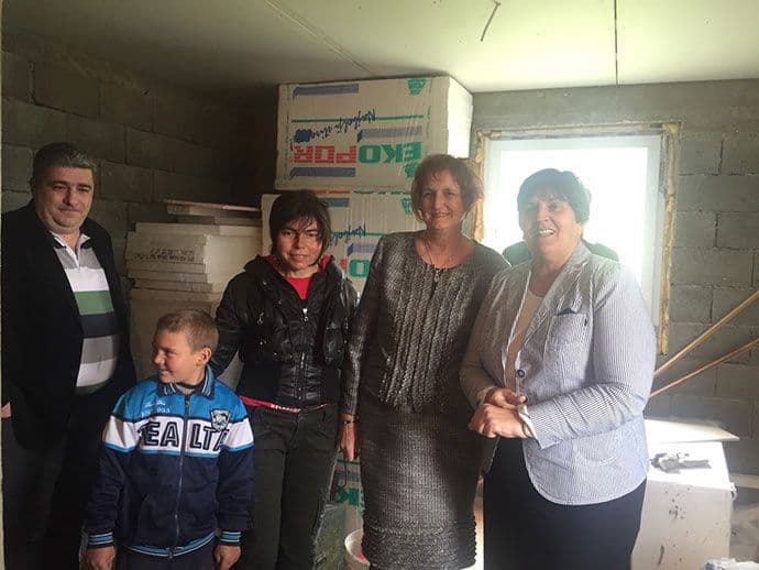 Ministarka Kovačević posjetila porodicu Anđelić Ministarka Kovačević posjetila porodicu Anđelić