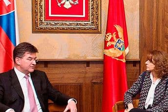Pejanović-Đurišić - Lajčak:  Saradnja Crne Gore i Slovačke sadržajna i kvalitetna