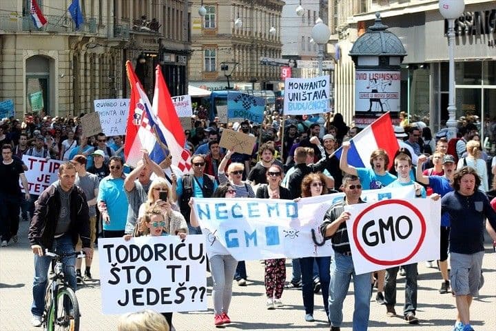 Hrvatska: Protest protiv TTIP-a i GMO Hrvatska: Protest protiv TTIP-a i GMO