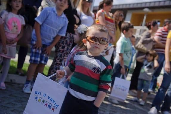 Nastavak kampanje "Svi u vrtić" u gradovima na sjeveru Nastavak kampanje "Svi u vrtić" u gradovima na sjeveru