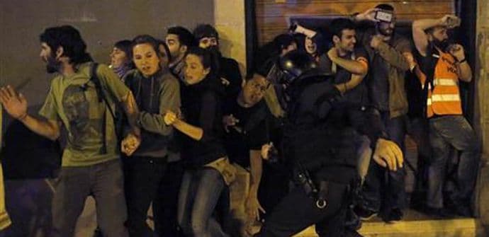 Sukobi u Barseloni, 11 povrijeđenih Sukobi u Barseloni, 11 povrijeđenih