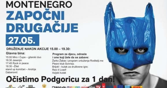 Glavni grad dio akcije “Očistimo Crnu Goru za jedan dan”, 27. maj 2016. godine Glavni grad dio akcije “Očistimo Crnu Goru za jedan dan”, 27. maj 2016. godine