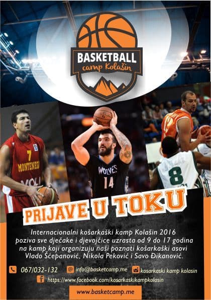 Košarkaški kamp u Kolašinu: Organizatori Peković, Šćepanović i Đikanović Košarkaški kamp u Kolašinu: Organizatori Peković, Šćepanović i Đikanović
