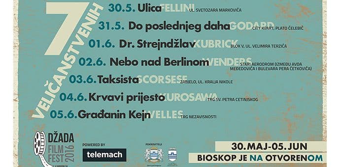 Felinijeva "Ulica" otvara drugo izdanje Džade Felinijeva "Ulica" otvara drugo izdanje Džade