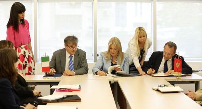 Nova saradnja između Italije i Crne Gore Nova saradnja između Italije i Crne Gore