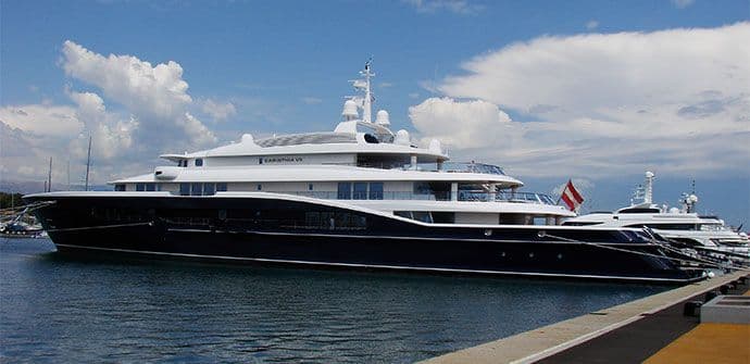 Super jahta Carinthia VII uplovila u Bar Super jahta Carinthia VII uplovila u Bar