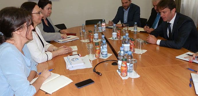 Konjević sa predstavnicom Svjetske banke Konjević sa predstavnicom Svjetske banke