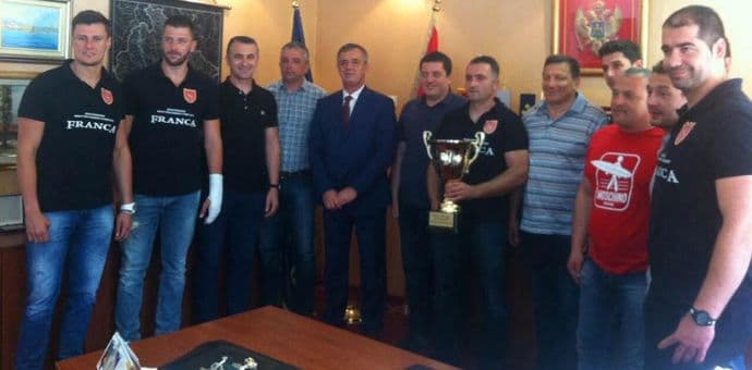 Popović primio rukometaše „Budvanske rivijere“ Popović primio rukometaše „Budvanske rivijere“