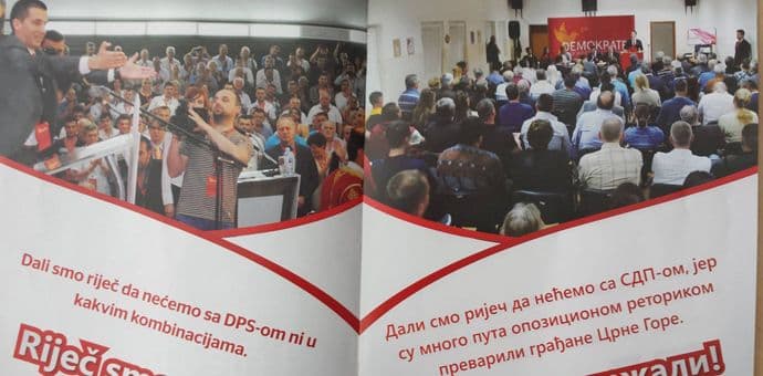 Demokrate počele kampanju dijeljenjem brošura: "I riječ je zakon" Demokrate počele kampanju dijeljenjem brošura: "I riječ je zakon"