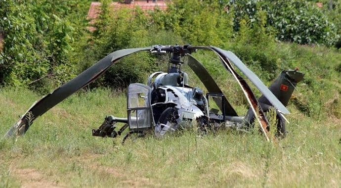 Saopštenje MOD povodom pada helikoptera: Piloti teže povrijeđeni Saopštenje MOD povodom pada helikoptera: Piloti teže povrijeđeni