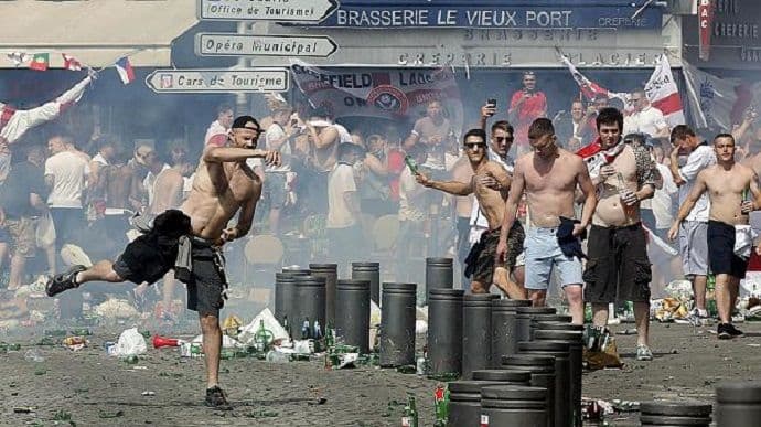 GoPro snimak tuče u Marseju GoPro snimak tuče u Marseju