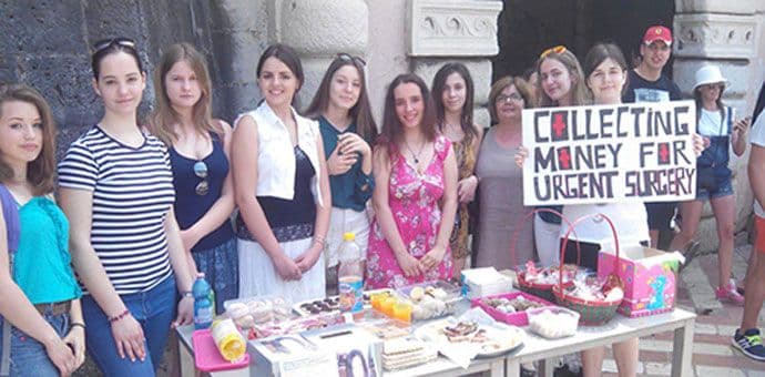 Učenici kotorske Gimnazije pokazali humanost na djelu Učenici kotorske Gimnazije pokazali humanost na djelu