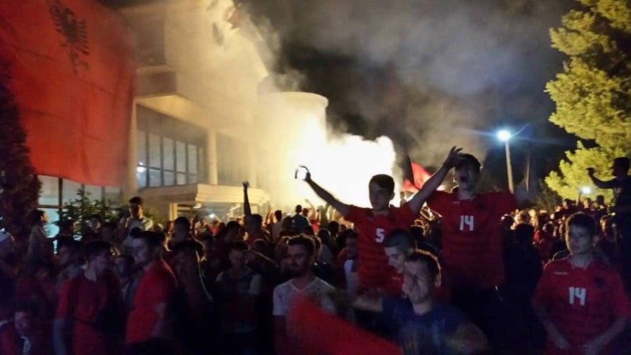 Pobjeda Albanije se slavila u Tuzima Pobjeda Albanije se slavila u Tuzima