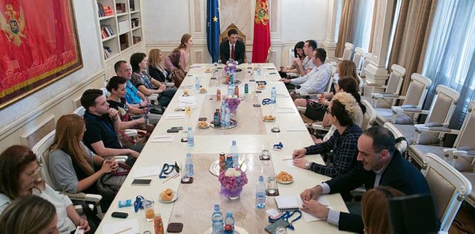 Pajović sa novinarima: Racionalizovaćemo troškove parlamenta Pajović sa novinarima: Racionalizovaćemo troškove parlamenta